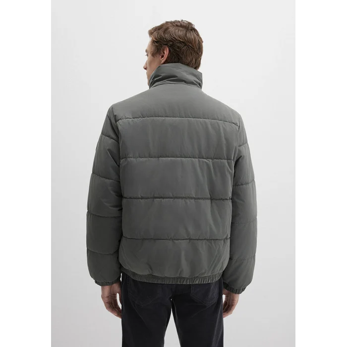 Mavi 0110470-71598 Dik Yaka Haki Şişme Mont