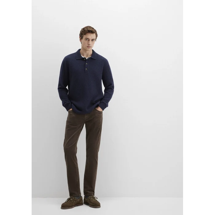 Mavi 0035135666 Marcus Kahverengi Kadife Pantolon