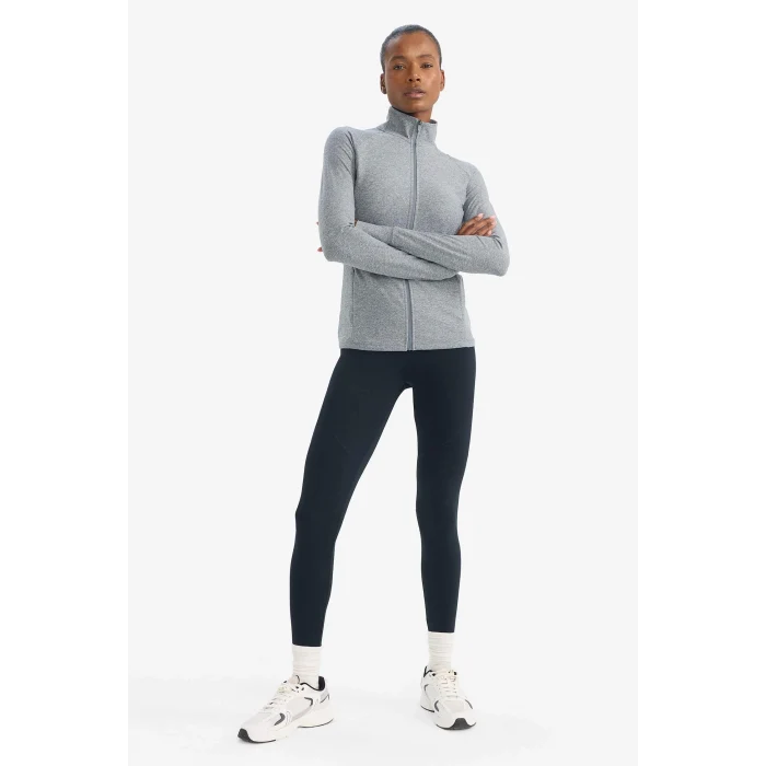 Defacto Z0817AZBK81 Siyah Siyah Toparlayıcı Yüksek Bel Şekillendirici Esnek Sporcu Tayt