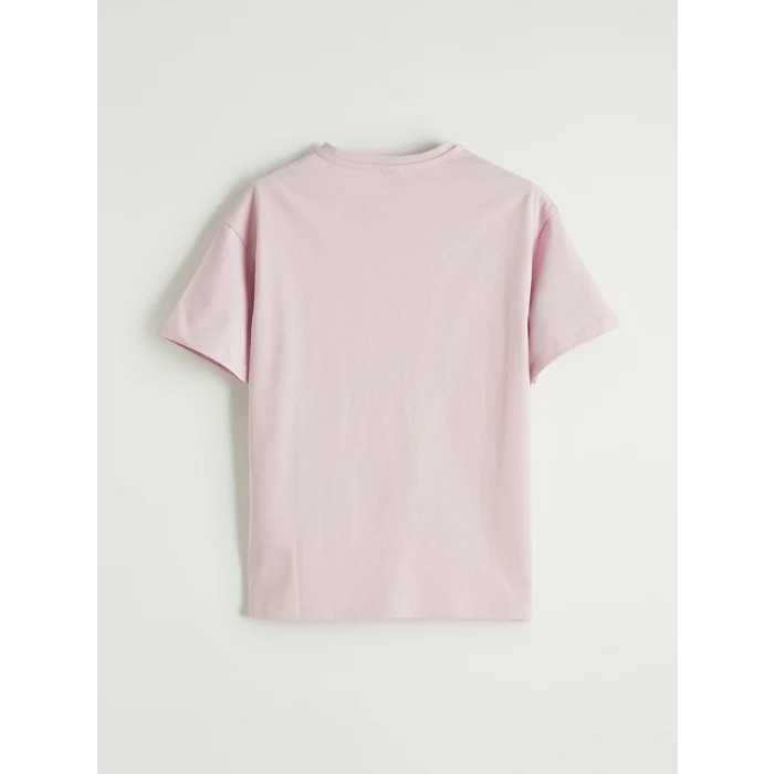 LCW Kids Ekru Baskılı Kız Çocuk Tişört 2li