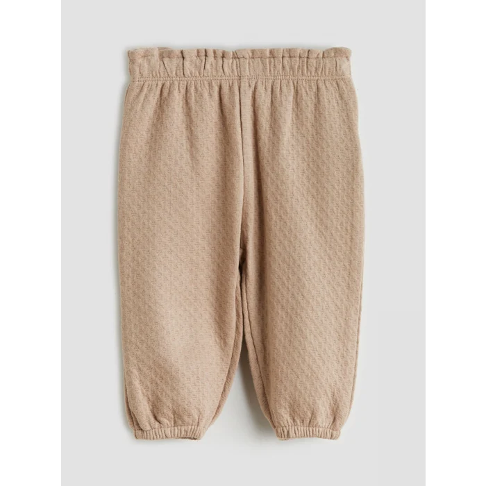 LCW baby Bej Hayvan Figürlü Kız Bebek Sweatshirt ve Pantolon