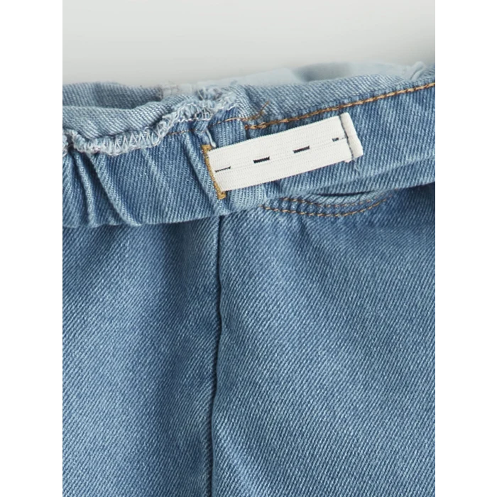 LCW Kids Mavi Kız Çocuk Jean Şort Etek