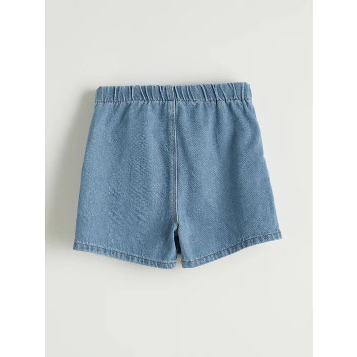 LCW Kids Mavi Kız Çocuk Jean Şort Etek