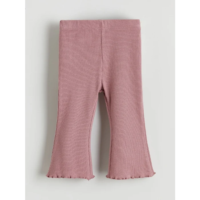 LCW baby Ekru Nakışlı Kız Bebek Sweatshirt ve Tayt