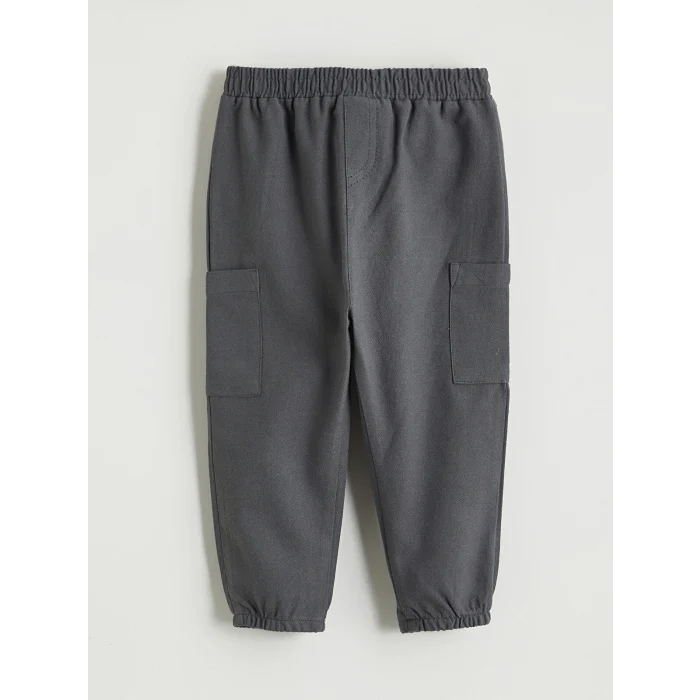 LCW baby Bej Çizgili Erkek Bebek Gömlek ve Pantolon