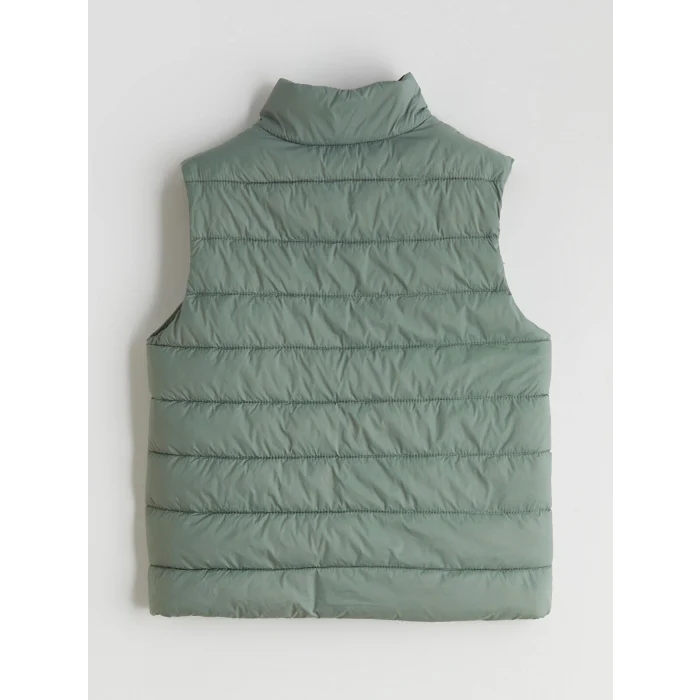 LCW Kids Haki Dik Yaka Erkek Çocuk Şişme Yelek