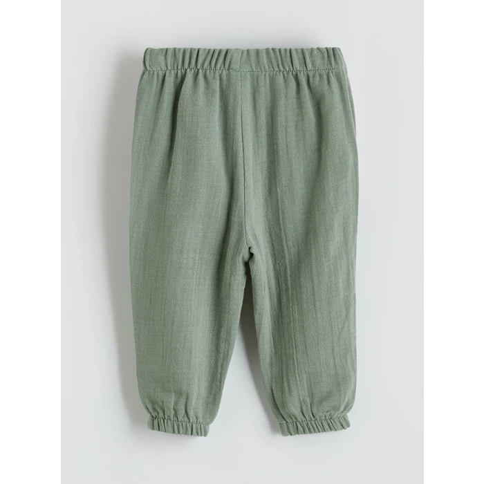 LCW baby Ekru Erkek Bebek Müslin Tişört ve Pantolon