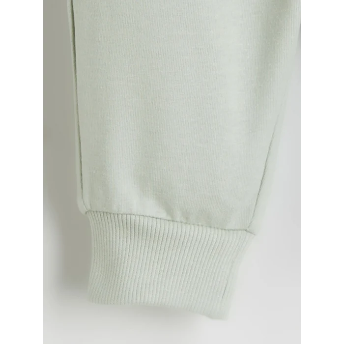 LCW baby Yeşil Dinozor Baskılı Erkek Bebek Eşofman Takımı