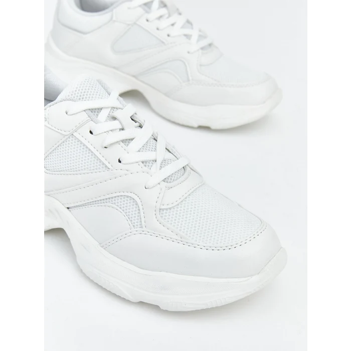 LCW STEPS Beyaz Bağcıklı Kadın Spor Ayakkabı