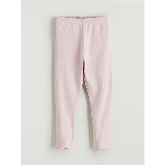 LCW baby Ekru Kalp Baskılı Kız Bebek Bluz ve Tayt