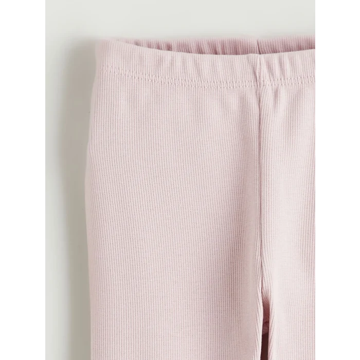 LCW baby Ekru Kalp Baskılı Kız Bebek Bluz ve Tayt