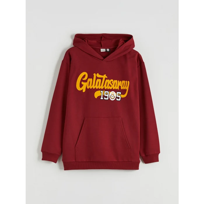 LCW Kids Kırmızı Galatasaray Baskılı Erkek Çocuk Eşofman Takımı