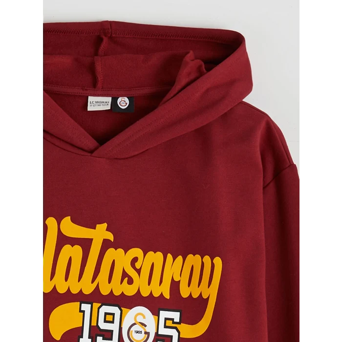 LCW Kids Kırmızı Galatasaray Baskılı Erkek Çocuk Eşofman Takımı