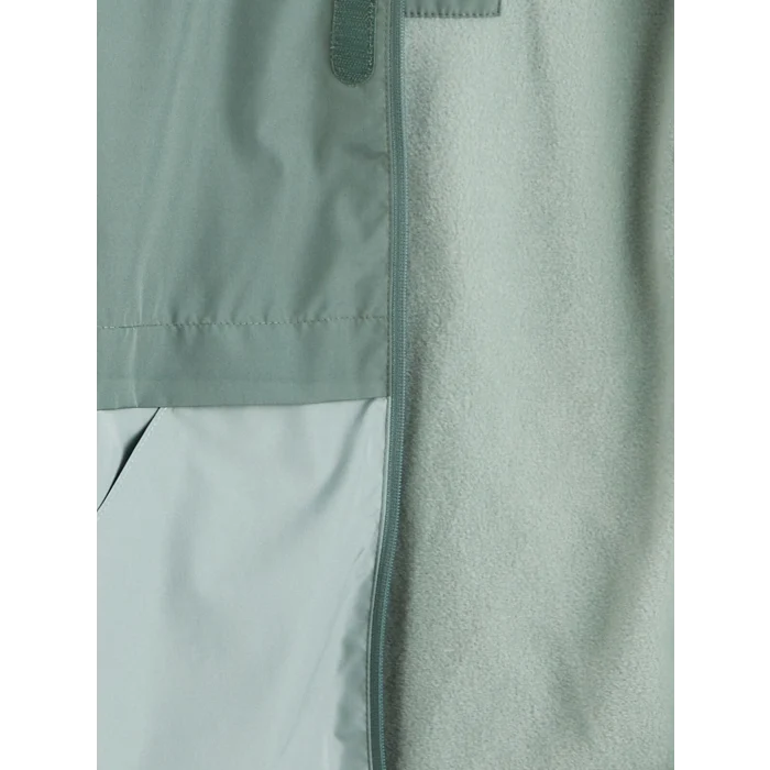 LCW Kids Yeşil Kapüşonlu Su itici Erkek Çocuk Mont