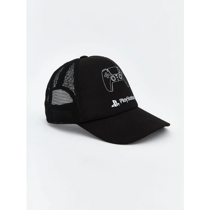 LCW ACCESSORIES Siyah Playstation Baskılı Erkek Çocuk Kep Şapka