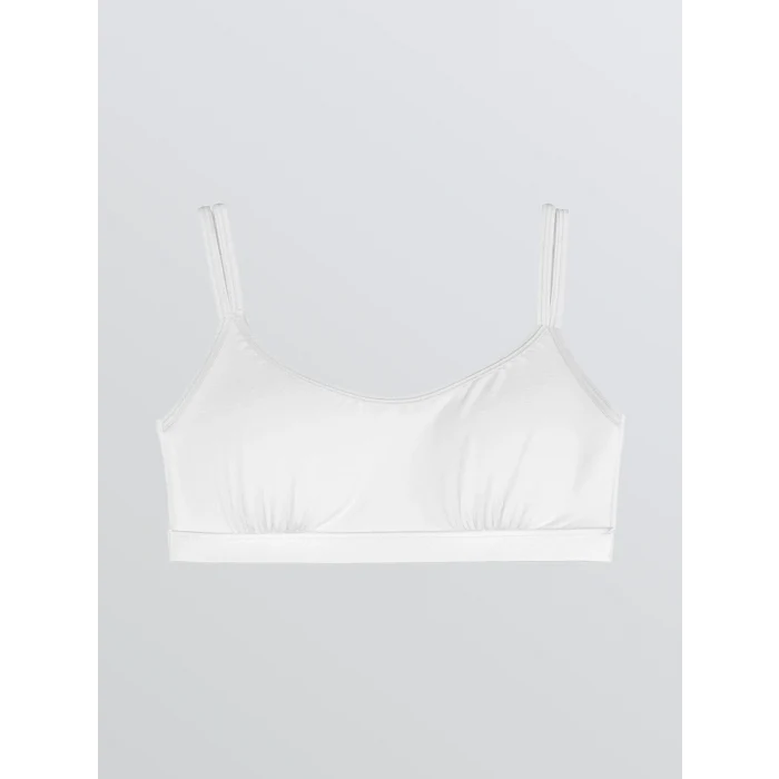 LCW Kids Beyaz Basic Kız Çocuk Büstiyer