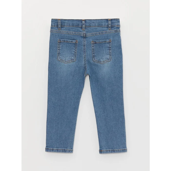 LCW baby İndigo Basic Erkek Bebek Jean Pantolon