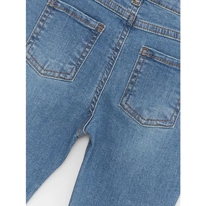 LCW baby İndigo Basic Erkek Bebek Jean Pantolon