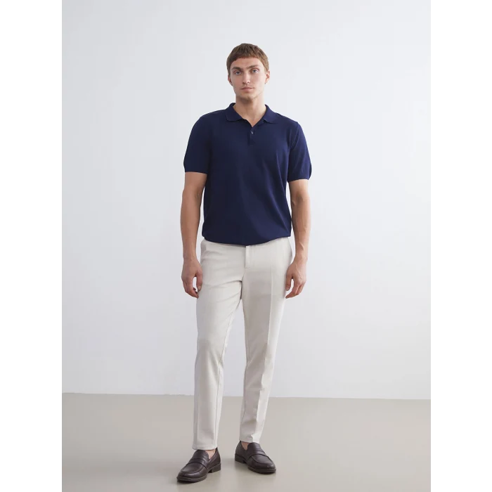 LCWAIKIKI Classic Bej Dar Kalıp Erkek Chino Pantolon