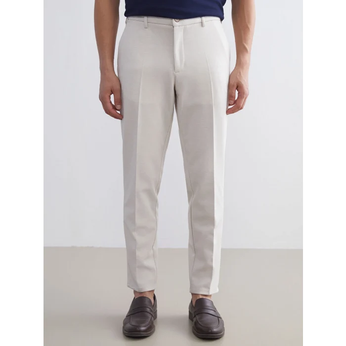 LCWAIKIKI Classic Bej Dar Kalıp Erkek Chino Pantolon