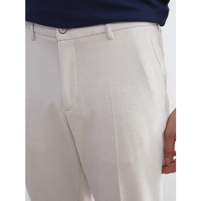 LCWAIKIKI Classic Bej Dar Kalıp Erkek Chino Pantolon