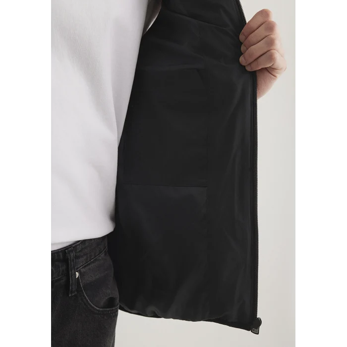 Mavi 0110554-900 Mavi Jeans Detaylı Kapüşonlu Siyah Şişme Yelek