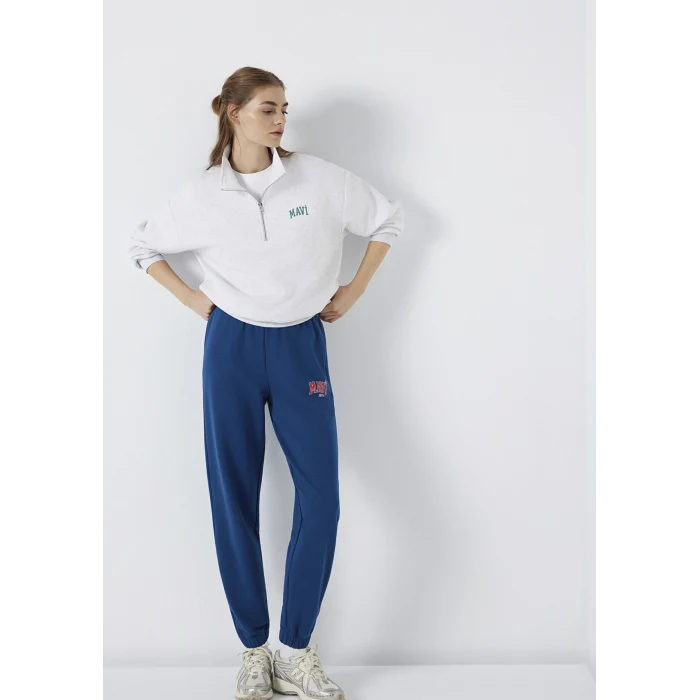 Mavi 1010757-82625 Mavi Logo Baskılı Lacivert Eşofman Altı