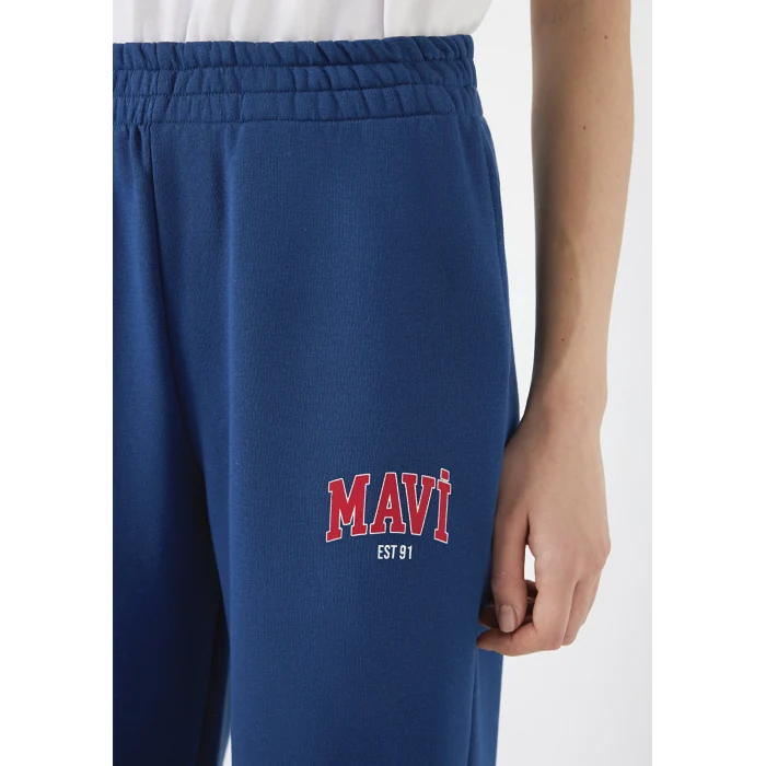 Mavi 1010757-82625 Mavi Logo Baskılı Lacivert Eşofman Altı