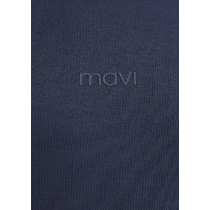 Mavi 0613102-85315 Mavi Logo Lacivert Basic İnterlok Tişört