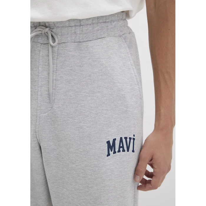 Mavi 0010207-80018 Mavi Logo Baskılı Gri Eşofman Altı