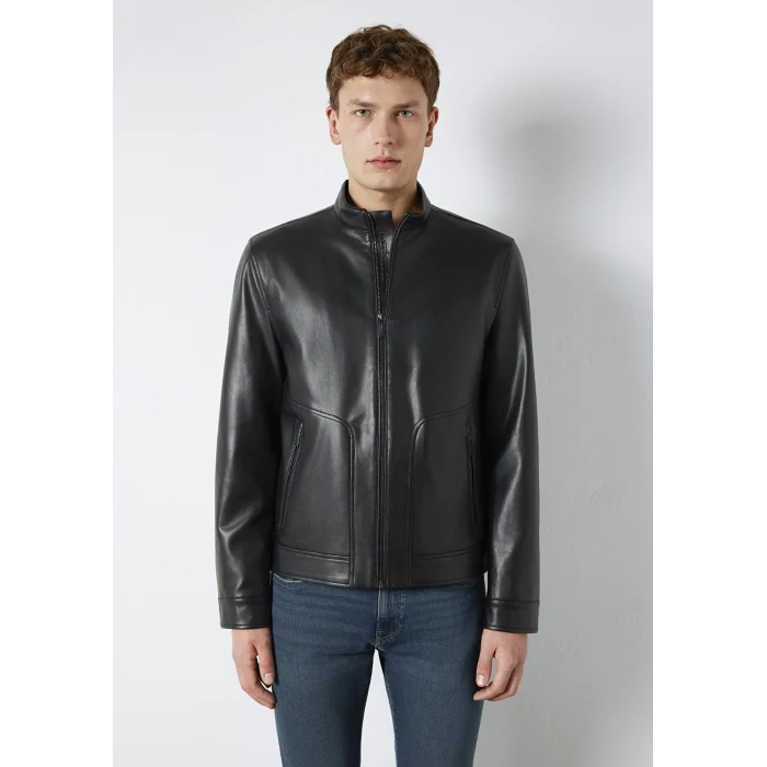 Mavi 0110789-71379 Siyah Biker Ceket