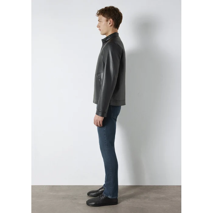 Mavi 0110789-71379 Siyah Biker Ceket