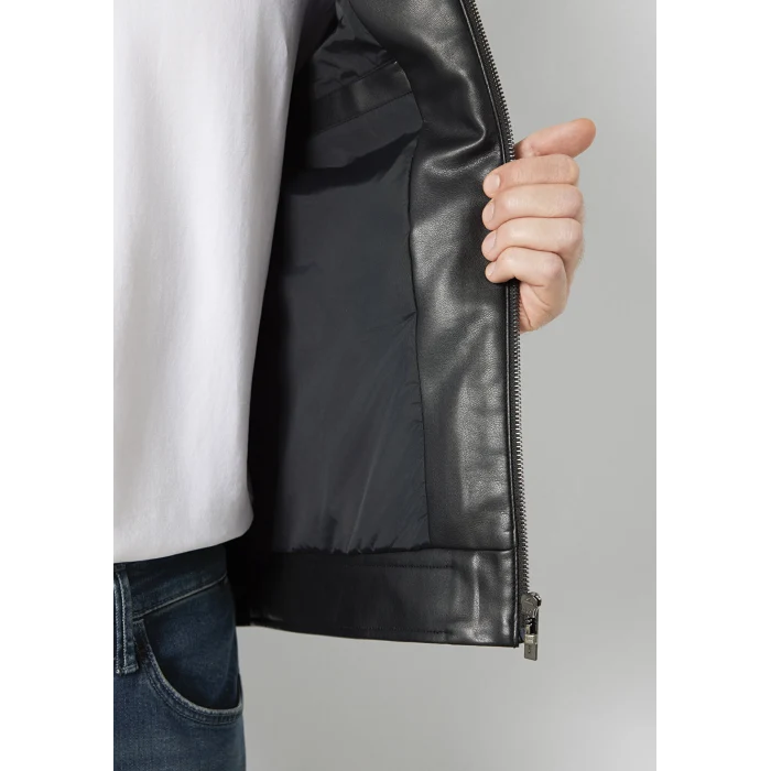 Mavi 0110789-71379 Siyah Biker Ceket