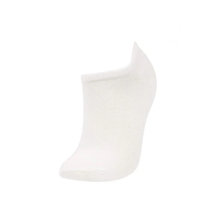 Defacto B8451AXKR1 Coral Kadın 5li Pamuklu Sneaker Çorap