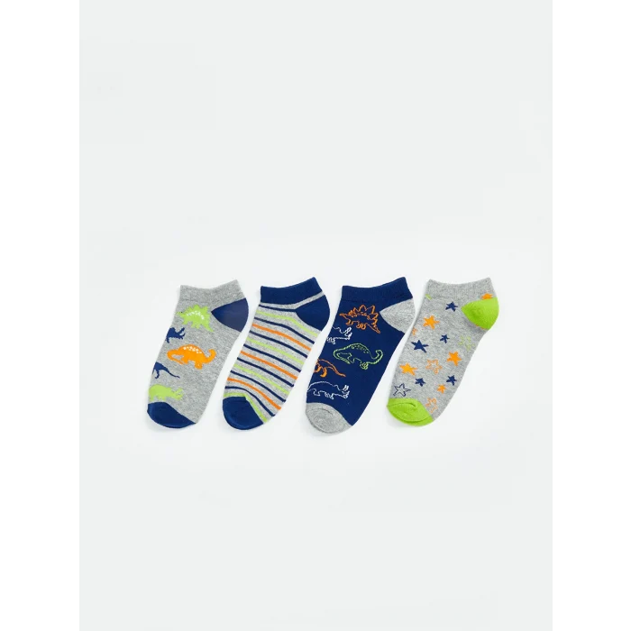 LCW Kids Karışık Desenli Erkek Çocuk Patik Çorap 5li