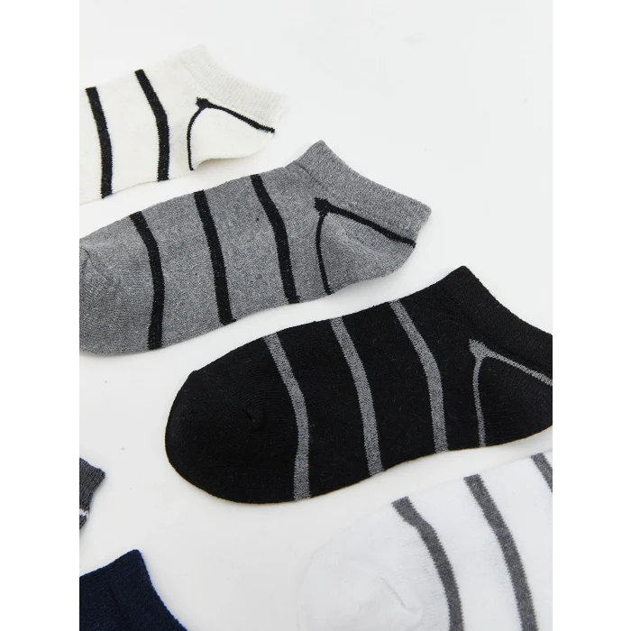 LCW Kids Karışık Çizgili Erkek Çocuk Patik Çorap 7li