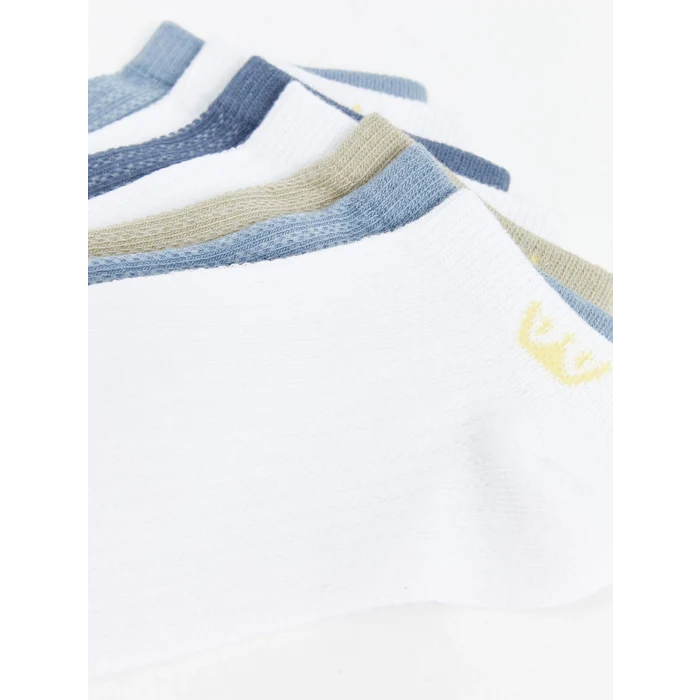 LCW Kids Karışık Desenli Erkek Çocuk Patik Çorap 7li