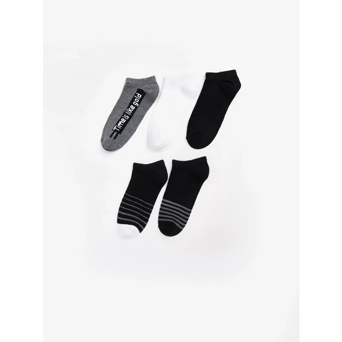 LCW Kids Karışık Erkek Çocuk Patik Çorap 5li