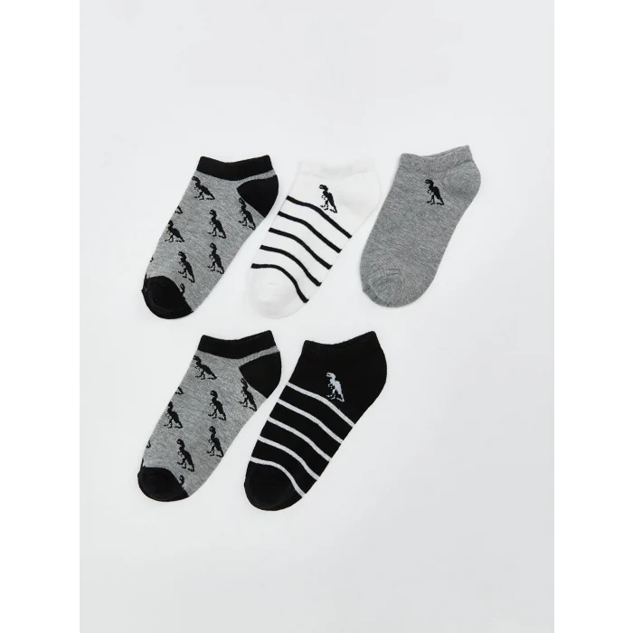 LCW Kids Karışık Erkek Çocuk Patik Çorap 5li