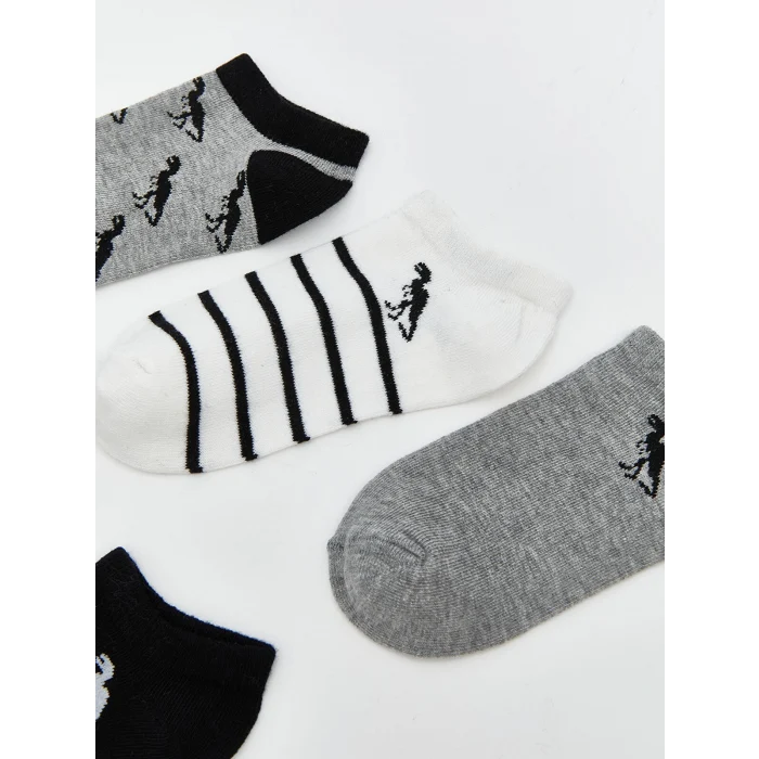 LCW Kids Karışık Erkek Çocuk Patik Çorap 5li