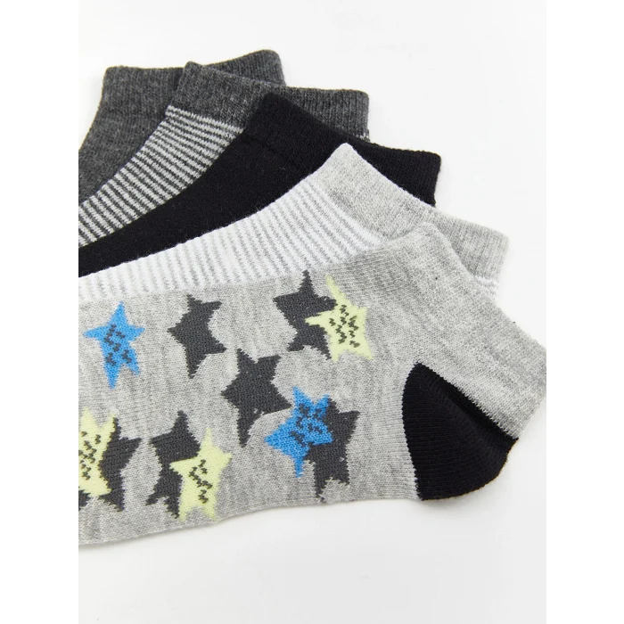 LCW Kids Karışık Erkek Çocuk Patik Çorap 5li