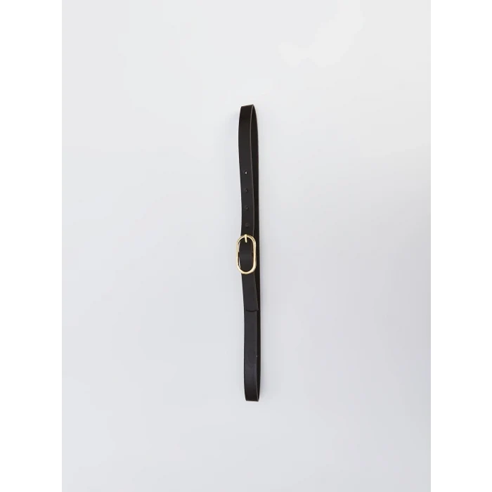 LCW ACCESSORIES Kahverengi Deri Görünümlü Kadın Kemer 3lü