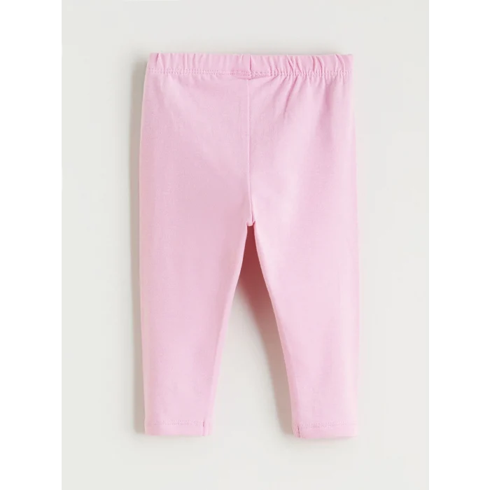 LCW baby Ekru Çiçek Nakışlı Kız Bebek Bluz ve Tayt