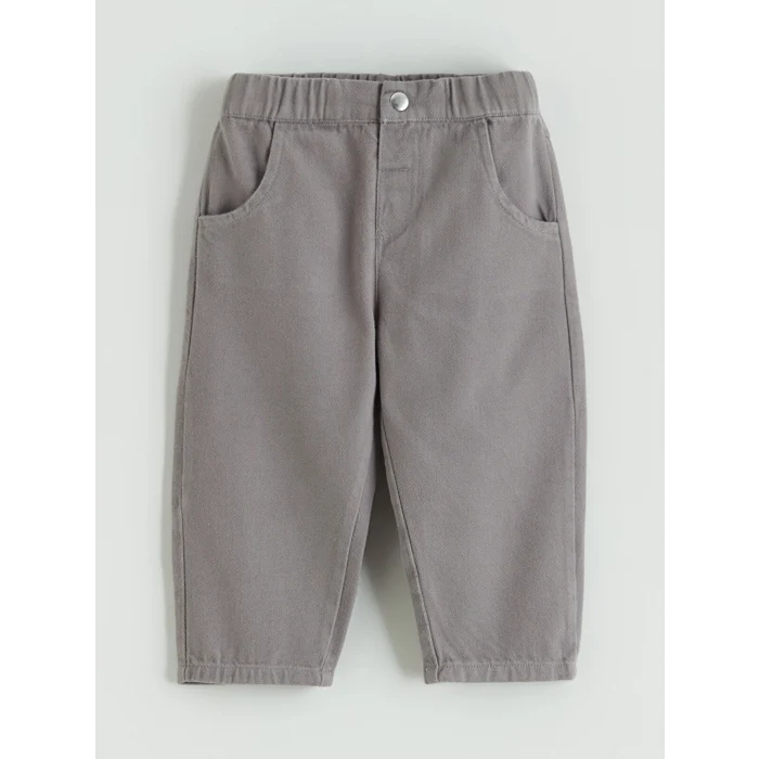 LCW baby Bej Baskılı Erkek Bebek Sweatshirt ve Pantolon