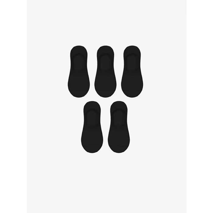 LCW ACCESSORIES Siyah Erkek Babet Çorap 5li