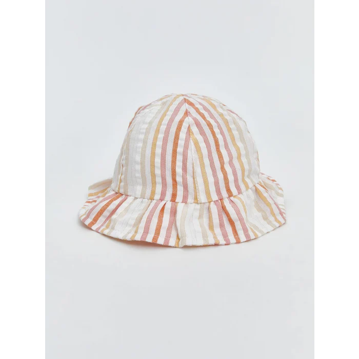 LCW baby Karışık Renk Bloklu Kız Bebek Bucket Şapka