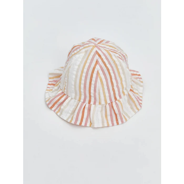 LCW baby Karışık Renk Bloklu Kız Bebek Bucket Şapka