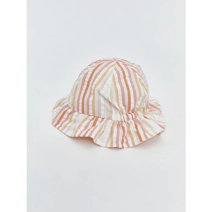 LCW baby Karışık Renk Bloklu Kız Bebek Bucket Şapka