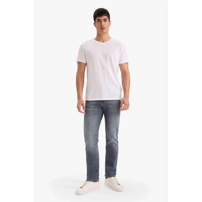 Defacto G3247AXNM84 İndigo Yumuşak Dokulu Sergio Jean Pantolon