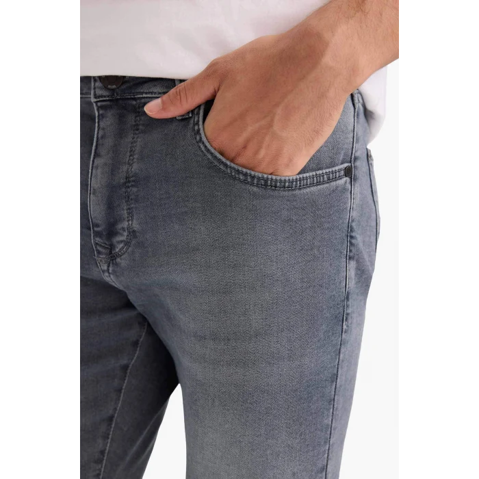 Defacto G3247AXNM84 İndigo Yumuşak Dokulu Sergio Jean Pantolon